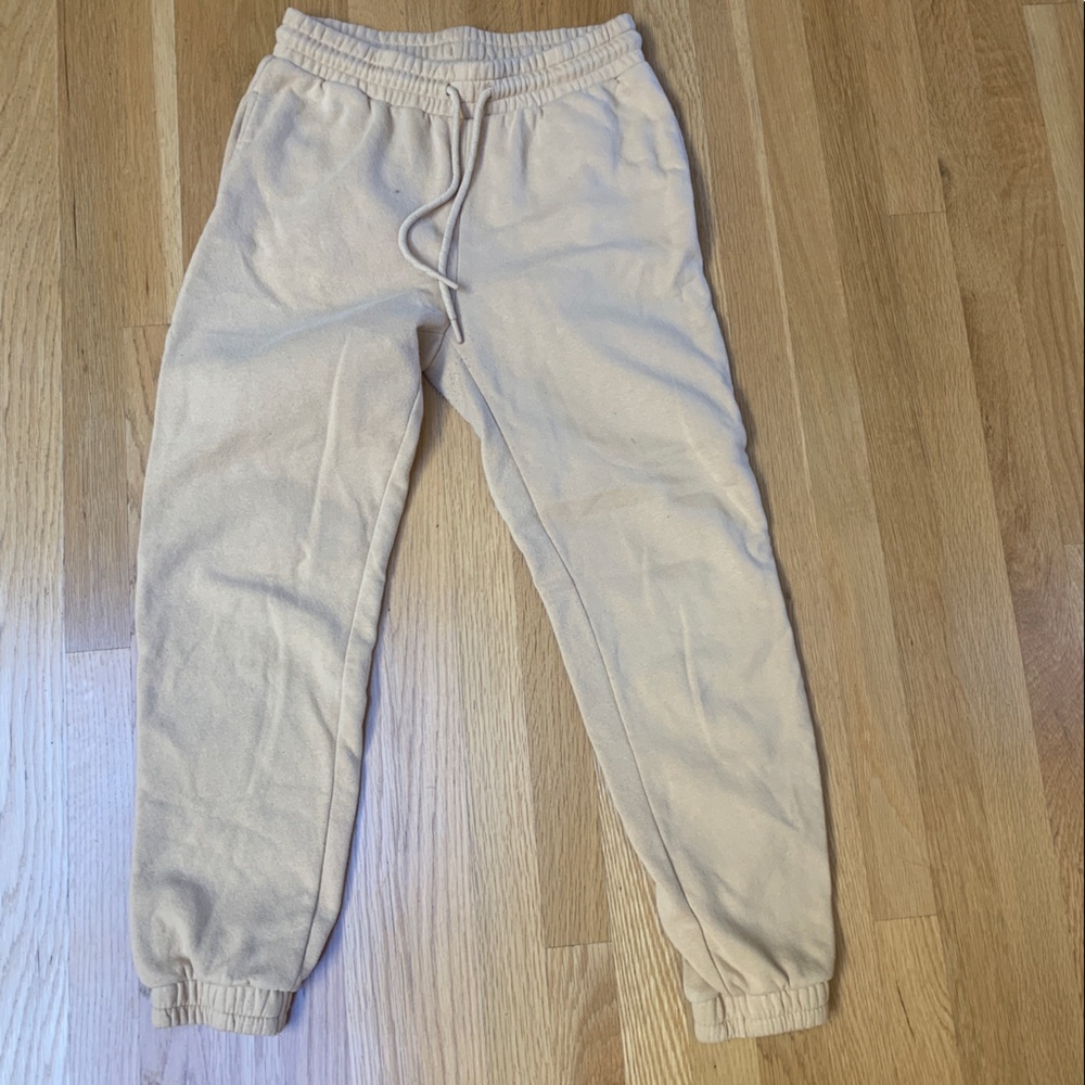 Camel color sweatpants